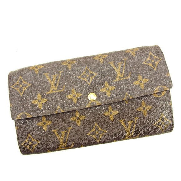 Louis Vuitton Wallet Purse Monogram Brown Woman unisex Authentic Used - Picture 1 of 12